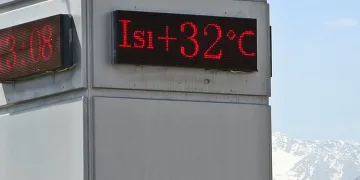 Antalya’da kar manzaralı 32 derece