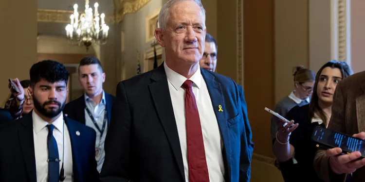 Gantz,Washington temaslarına başladı