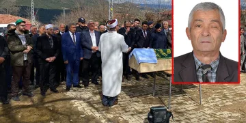 Hayatını kaybeden muhtar toprağa verildi