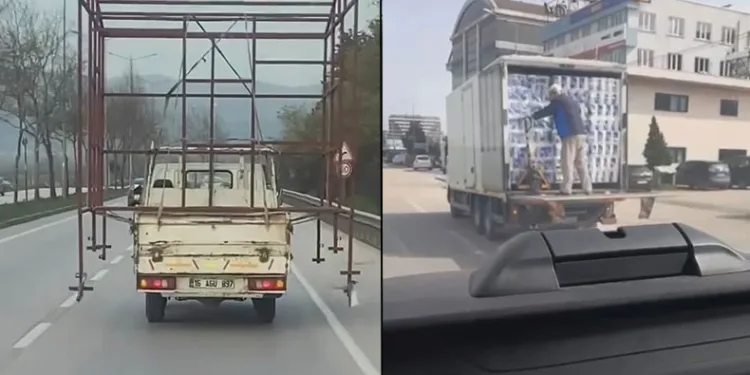 Bursa’da tehlikeli taşımacılık