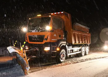 Erzincan’da kar yağışı etkili oldu