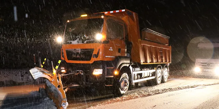 Erzincan’da kar yağışı etkili oldu