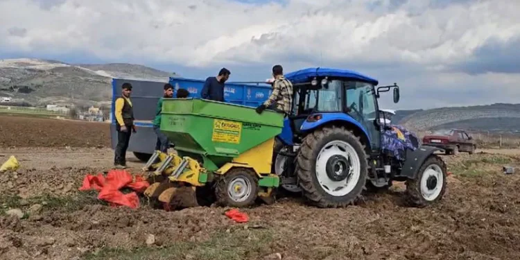 Diyarbakır’da patates ekimi başladı