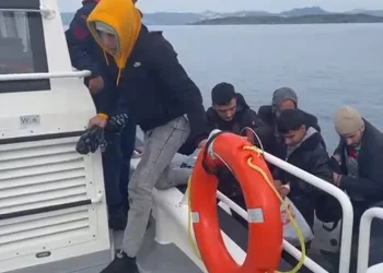 Bodrum’da 100 düzensiz göçmen karaya çıkarıldı