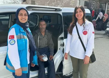 Aydın’da hastalar sandığa taşındı