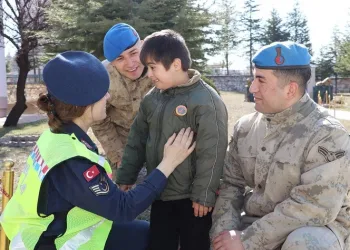 Jandarmadan özel misafirlere özel ağırlama