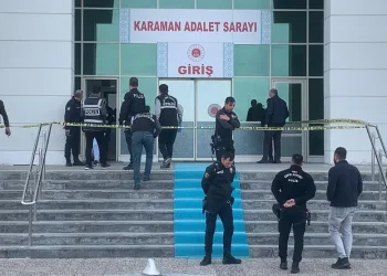 Karaman’da adliye girişinde silahlı saldırı