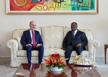 TBMM Başkanı Kurtulmuş, Fildişi Sahili Devlet Başkanı Outtara ile görüştü