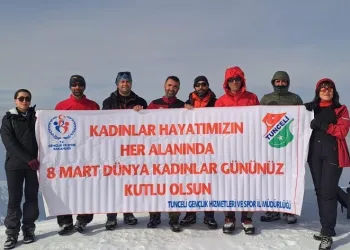 8 Mart için Ergan Dağı’na tırmanış gerçekleştirildi