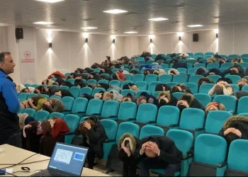Gençlik Spor İl Müdürlüğü personeline afet eğitimi