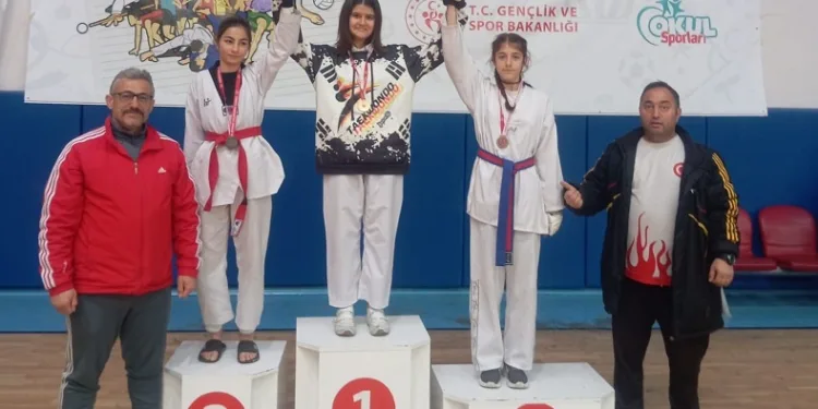 Tomarzalı gençler, Taekwondo Şampiyonası’nda dereceye girdi