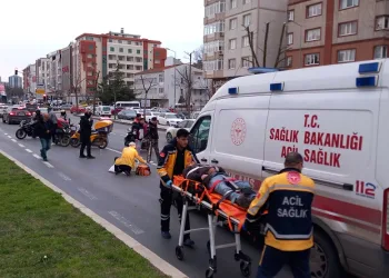 Çorlu’da trafik kazası: 2 yaralı
