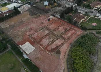 Kocaeli’nin yeni tenis merkezinde temel hazırlığı