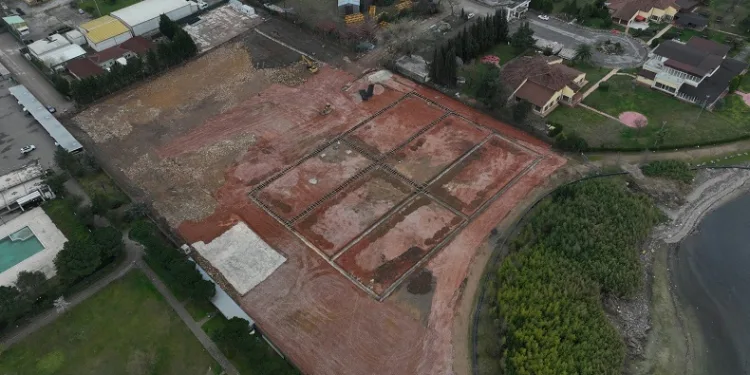 Kocaeli’nin yeni tenis merkezinde temel hazırlığı