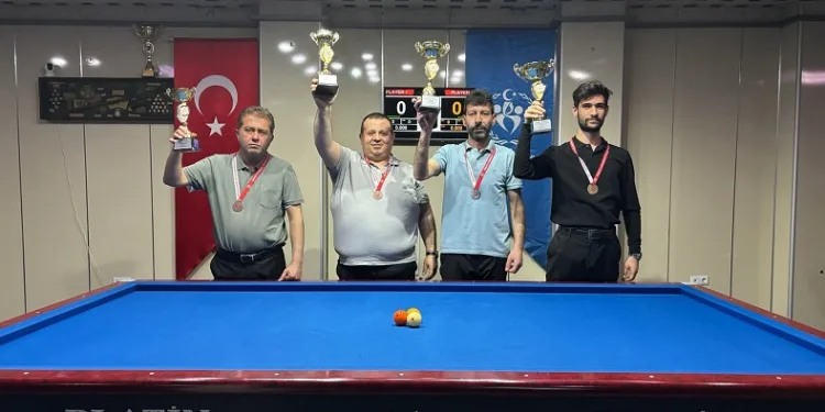 Kayseri 3 Bant Bilardo İl Birinciliği yapıldı