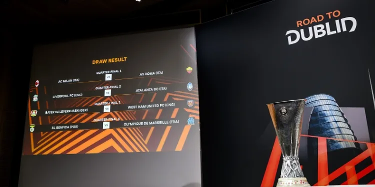 UEFA Avrupa Ligi’nde çeyrek final ve yarı final eşleşmeleri belirlendi