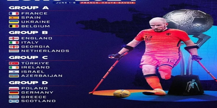 Ampute Futbol Milli Takımı’nın Avrupa Şampiyonası’ndaki rakipleri belli oldu