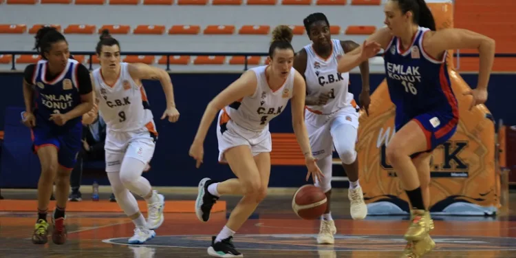 Kadınlar Basketbol Süper Ligi: ÇBK Mersin: 93 – Emlak Konut: 80