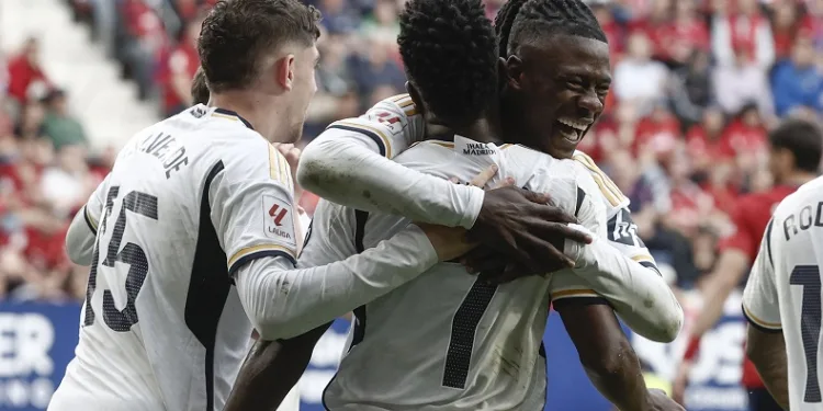 Osasuna’yı 4 golle geçen Real Madrid liderliğini sürdürdü