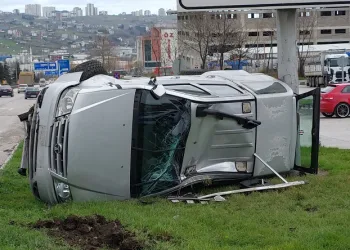 Samsun’da trafik kazası: 2 yaralı