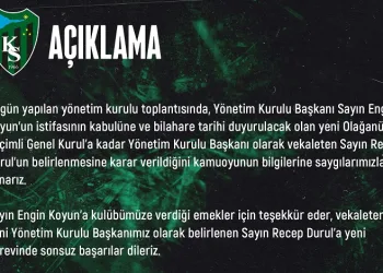 Kocaelispor’da karar çıktı: Olağanüstü kongreye gidilecek