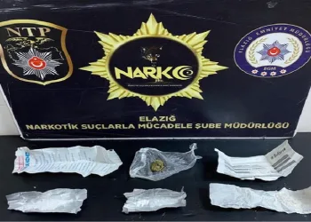 Elazığ’da uyuşturucu operasyonu: 2 tutuklama