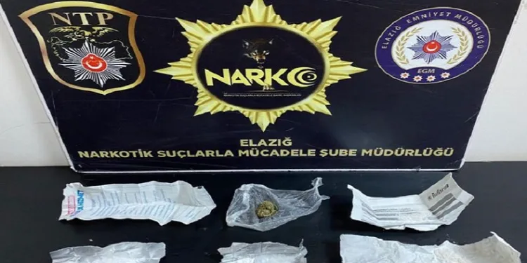 Elazığ’da uyuşturucu operasyonu: 2 tutuklama