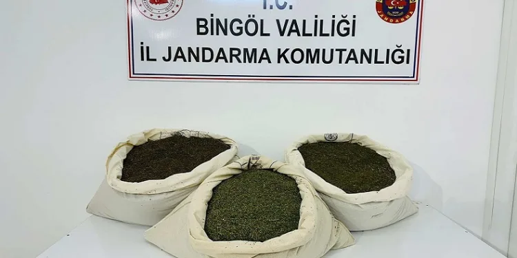 Bingöl’de 34 kilogram uyuşturucu ele geçirildi