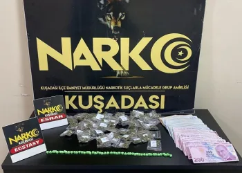 Kuşadası’nda uyuşturucu operasyonu