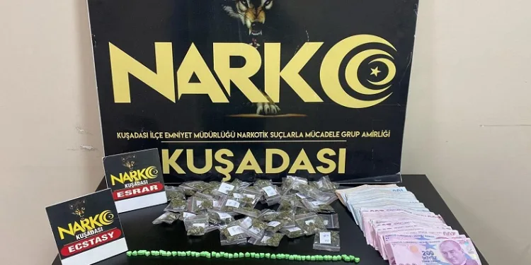 Kuşadası’nda uyuşturucu operasyonu