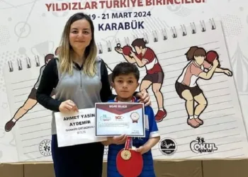 Güroymaklı sporcu Türkiye şampiyonu oldu