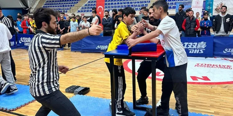 Van’da bilek güreşi müsabakaları sona erdi