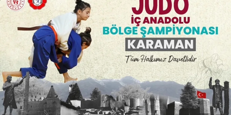 Judo İç Anadolu Bölge Şampiyonası Karaman’da yapılacak