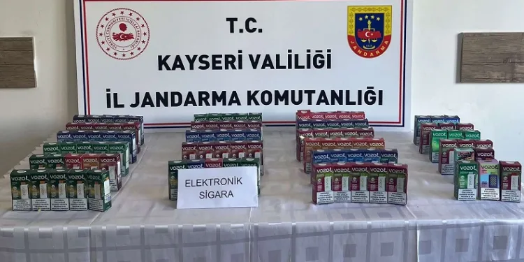 102 adet kaçak elektronik sigara ele geçirildi