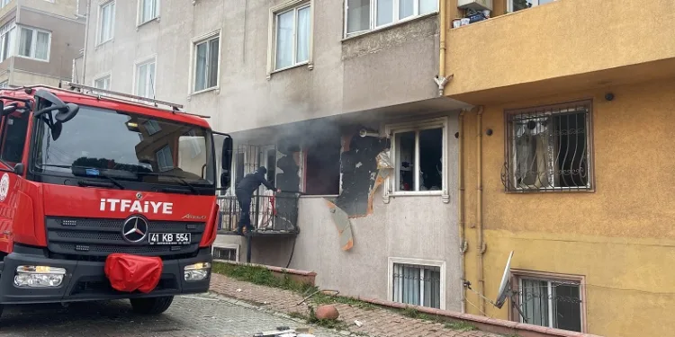 Doğal gaz bomba gibi patladı