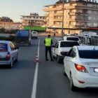 Alanya'da jandarmadan 23 araca trafikten men cezası
