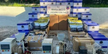 Manisa’da 1 milyon 200 bin lira değerinde kaçak tütün ele geçirildi