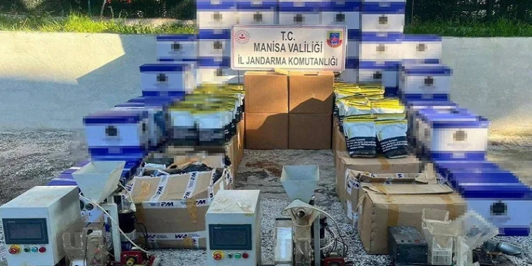 Manisa’da 1 milyon 200 bin lira değerinde kaçak tütün ele geçirildi