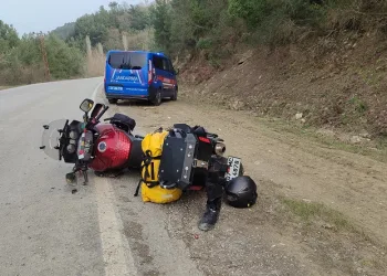 Kastamonu’da motosiklet kazası