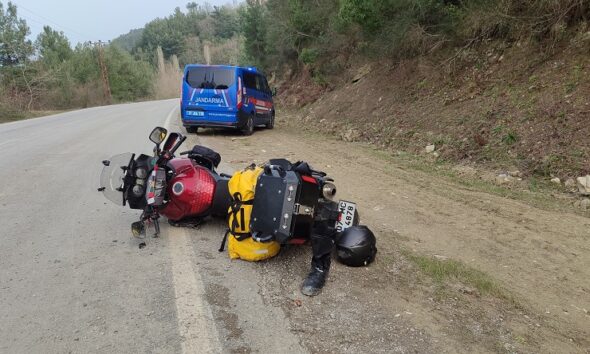 Kastamonu'da motosiklet kazası