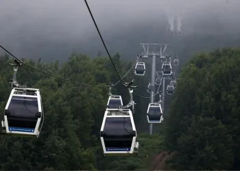 Teleferik bakıma alındı