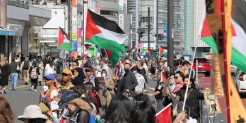 Japonya’da “Gazze’ye destek” gösterisi