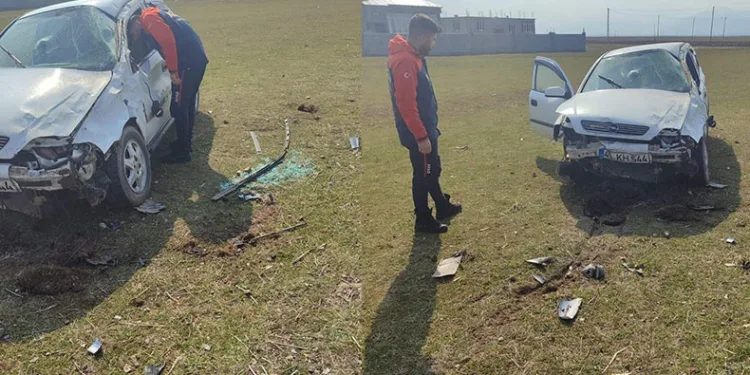 Muş’ta korkutan kaza: 2 yaralı