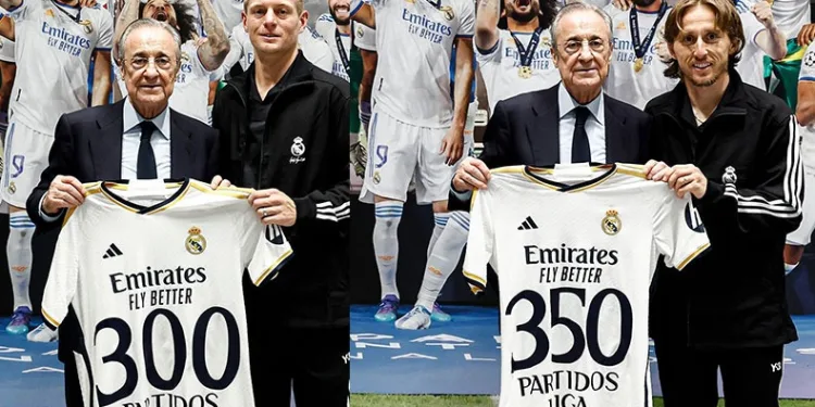 Real Madrid’de Toni Kroos 300, Luka Modric ise 350. maçına çıktı