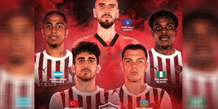 Hatayspor’da 5 futbolcuya milli davet