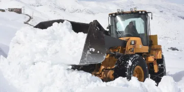 Bitlis’te karla mücadele devam ediyor