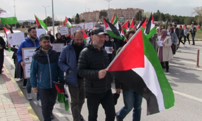 Filistin’deki şiddete karşı sessiz yürüyüş