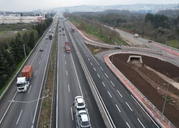 Stadyum bağlantı yolunda tamamlanan kısımlar trafiğe açıldı