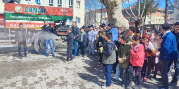 Öğrencilere orman yangını eğitimi verildi