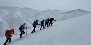 Dağcılar 2781 rakımlı dağa tırmandı